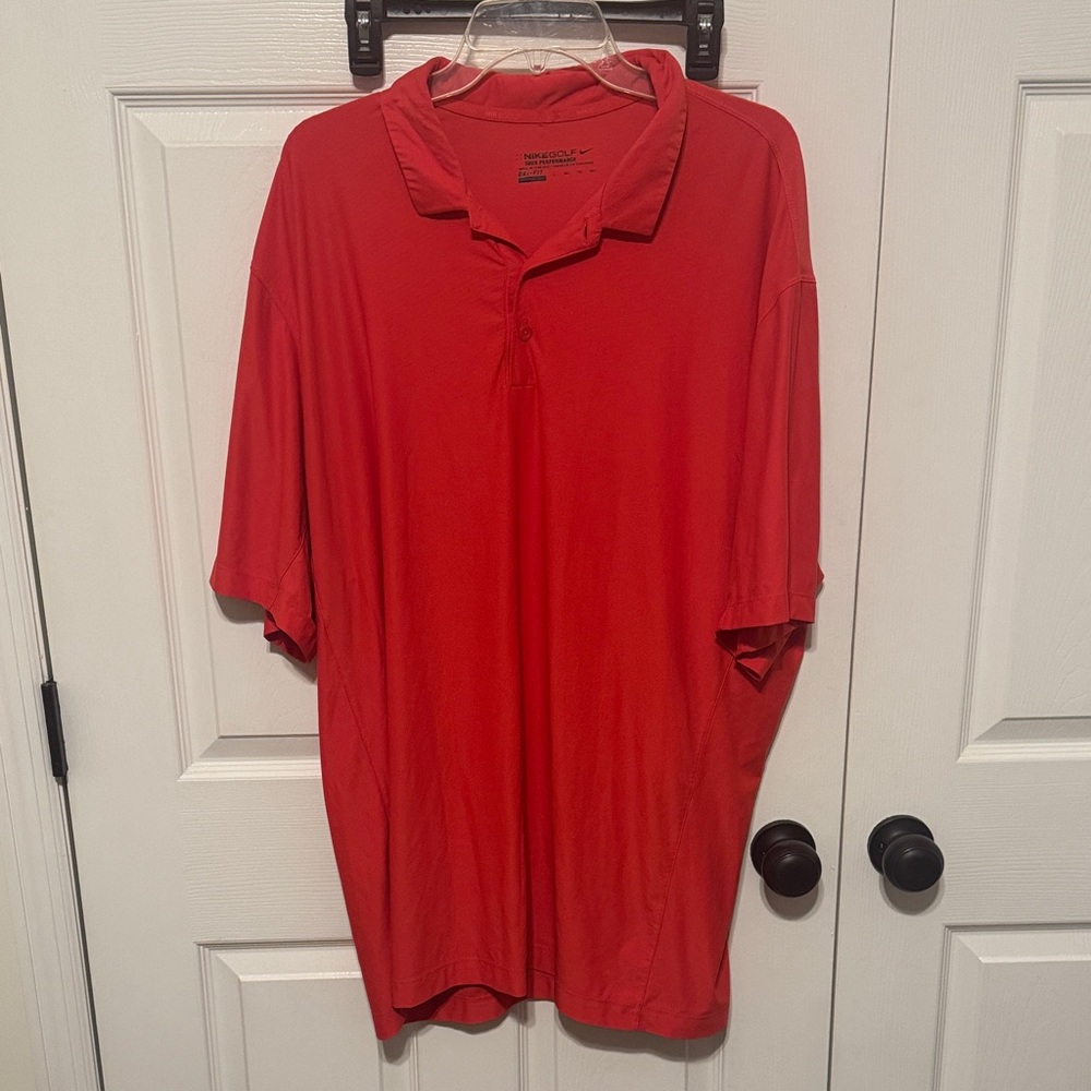 Nike Men's Classic Red Polo Shirt